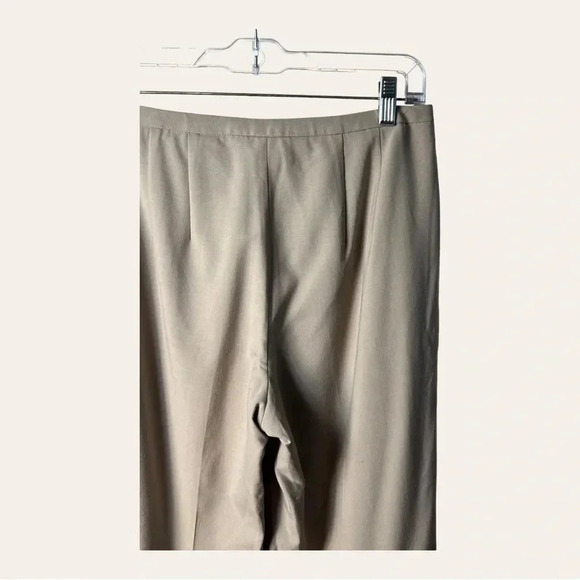 0747.  TALBOTS PETITE “STRETCH” TROUSERS KHAKI IN COLOR SIZE 8 STRAIGHT LEG - Picture 7 of 9